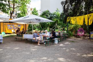 Festivalzentrum im Oyoun Berlin