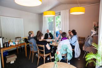 Workshop im Festivalzentrum im Circus Schatzinsel